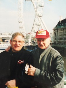 We were there when the London Eye was erected